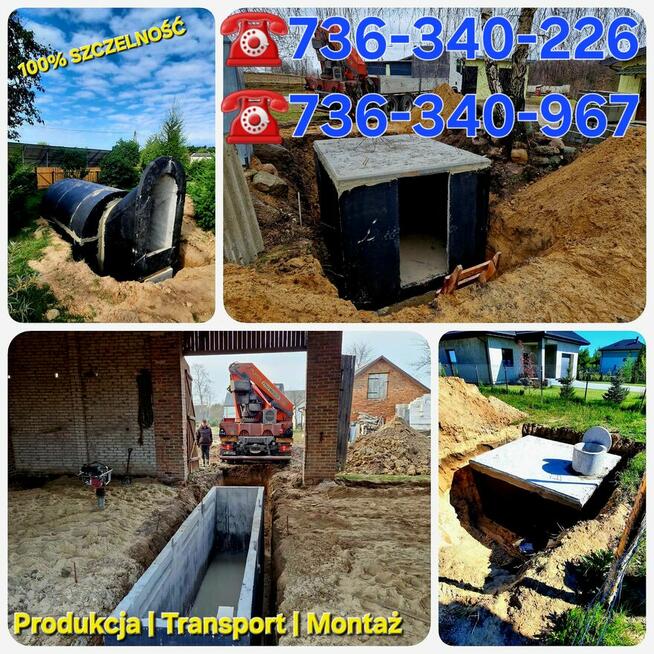 Zbiornik na deszczówkę od 2m3 do 14m3 Szamba betonowe 8,9,10