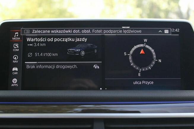 BMW 730 Kamera 360/ Bezwypadkowy/ FV 23%/ Runflat/ Tapicerka Dakota/ --