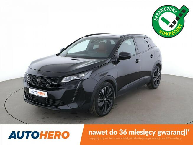 Peugeot 3008 FV23 GT PHEV AWD Panorama ACC Czerwona Skóra Masaż FOCAL Kamera360 LED