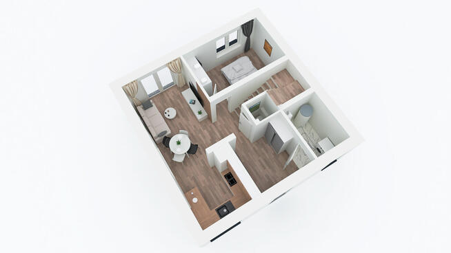 Dom 8 km od granic Kielc z pompom ciepłą