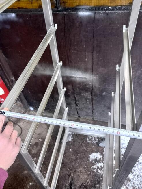 Wózek transportowy stal na kółkach 40x173 wózki gastronomicz