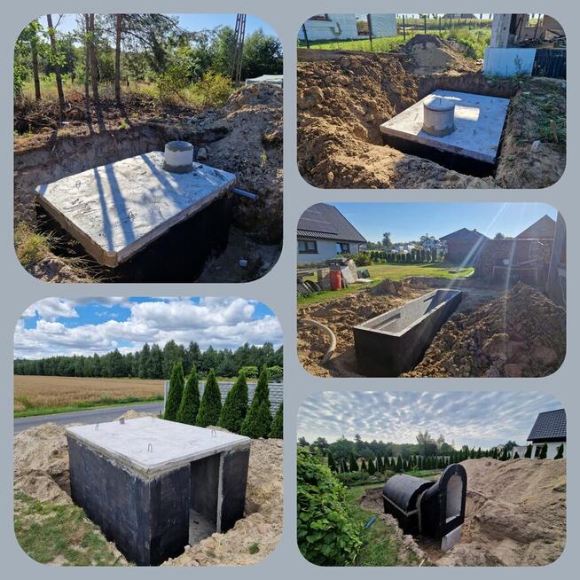 Zbiornik betonowy na Gnojowice Deszczówkę Szamba