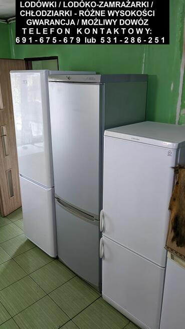 Lodówko-zamrażarki / lodówki - gwarancja/różne wysokości