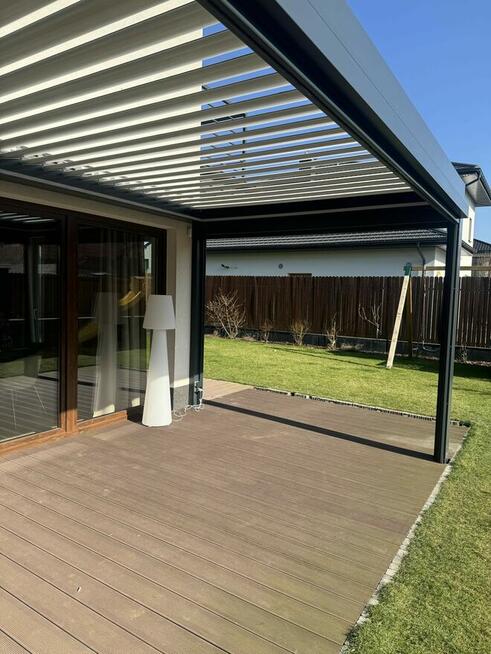 Pergola aluminiowa SUNBREAKER 400 wodoszczelna montaż