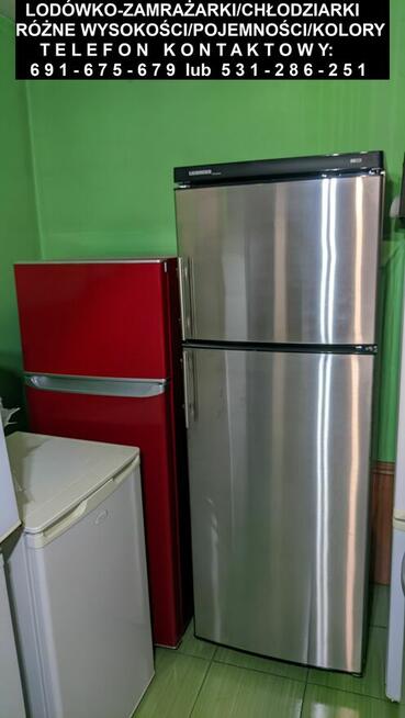 Lodówko-zamrażarki / lodówki - gwarancja/różne wysokości