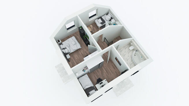 Dom 8 km od granic Kielc z pompom ciepłą