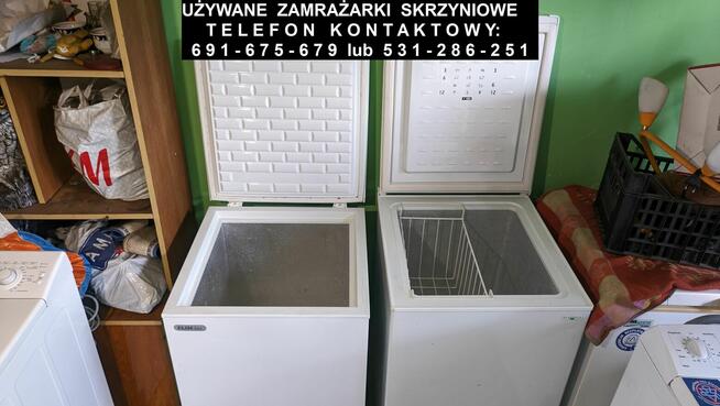 Zamrażarki - SKRZYNIOWE - różne wielkości/pojemności/gwar.