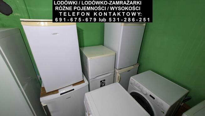 Lodówko-zamrażarki / lodówki - gwarancja/różne wysokości