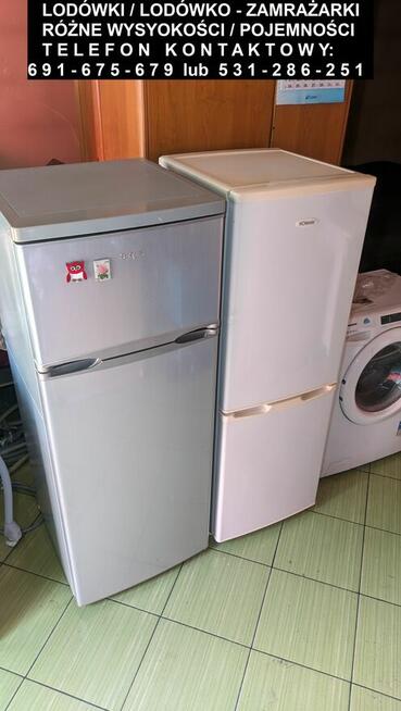 Lodówko-zamrażarki / lodówki - gwarancja/różne wysokości