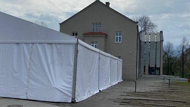 Hala namiotowa używana 8 x 12 x 2.5m