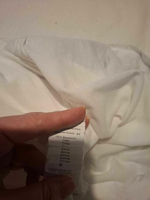 Spódnica ORSAY biała z haftem midi 38 / M