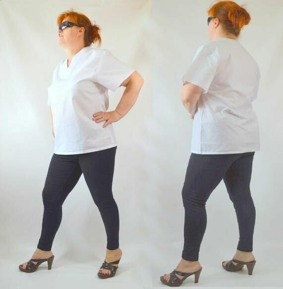 Bluzy piekarskie 100% bawełna cena 25 zł.