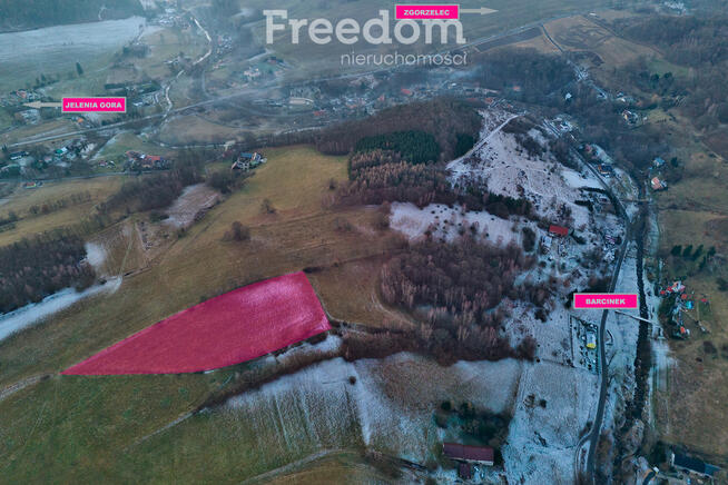 Działka rolna Barcinek, koło Jeleniej Góry!