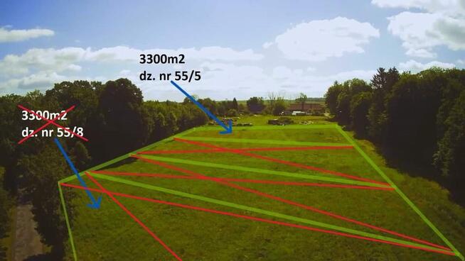 Na sprzedaż działka 3300m2 100m od jeziora