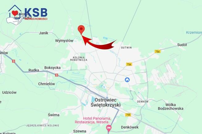 Działka budowlana ul. Las Rzeczki 2356m2