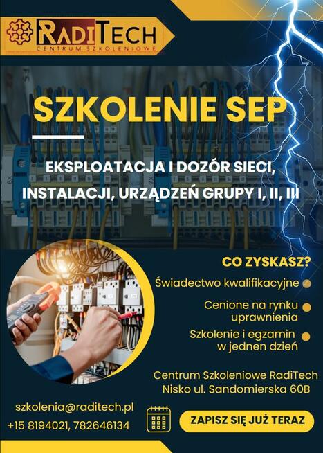 Kurs wózki widłowe, suwnice, podesty, spawanie, SEP i inne
