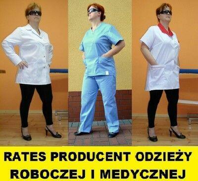 Spodnie piekarskie baw.100% cena 12 zł. Rates.pl