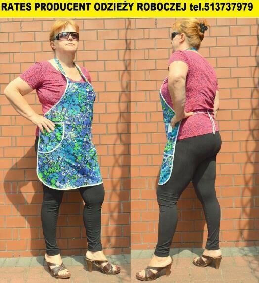 Spodnie piekarskie baw.100% cena 12 zł. Rates.pl