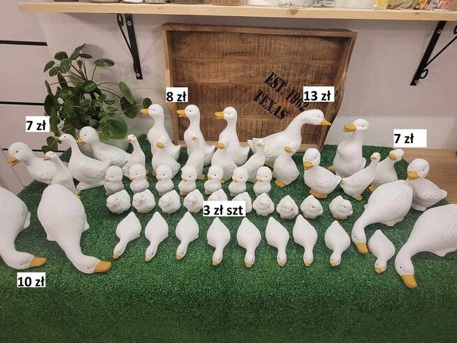 Gaska gipsowa kaczuszka gąski gipsowe kaczka kurka pisanka