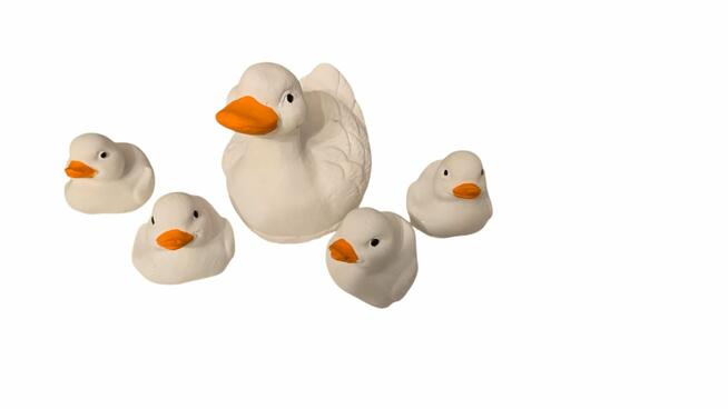 Gaska gipsowa kaczuszka gąski gipsowe kaczka kurka pisanka