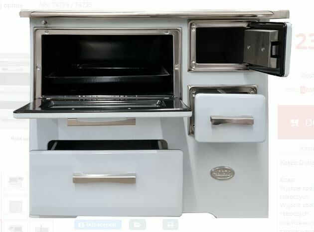 SD 7 NL kuchnia węglowa emaliowana