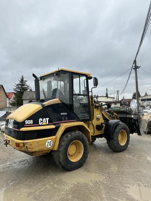 CATERPILLAR 908 ORYGINAŁ Waga + Łyżka + Widły CAT 908