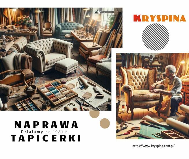 Tapicer- Produkcja i renowacje mebli tapicerowanych