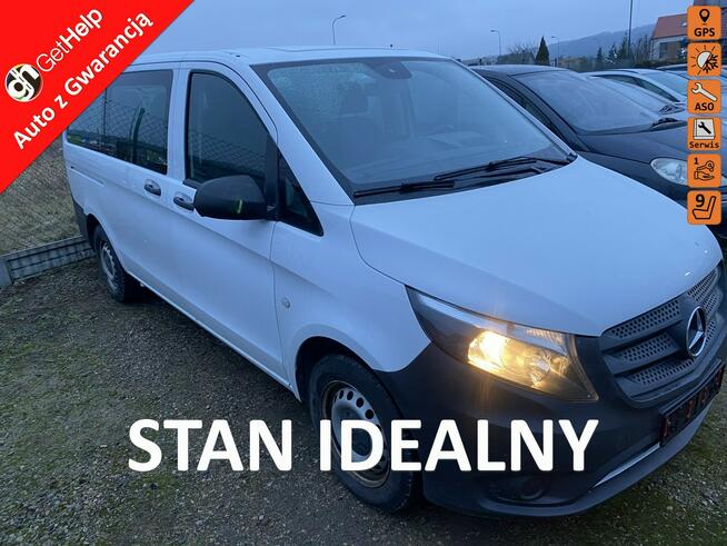 Mercedes Vito 9 osobowy, klimatyzacja, nawigacja, światła dzienne, niski przebieg