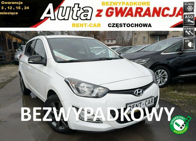 Hyundai i20 1.2i*85PS*ZAREJESTROWANY*Bezwypadkowy Klimatyzacja VIP GWARANCJA 24