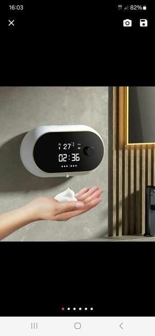 Dozownik do mydła w płynie automatyczny Biały