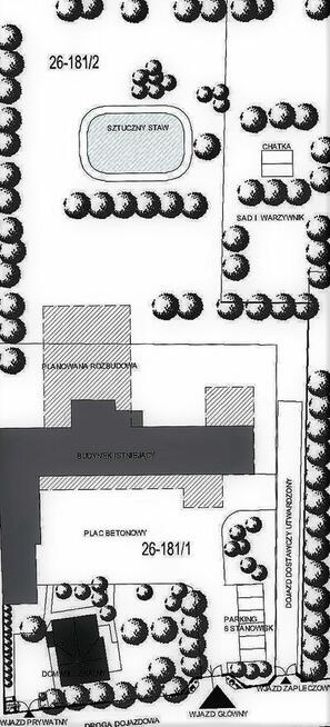 Działka 7150m2, dom 155m2,, magazyn 600m2 k/Warszawy
