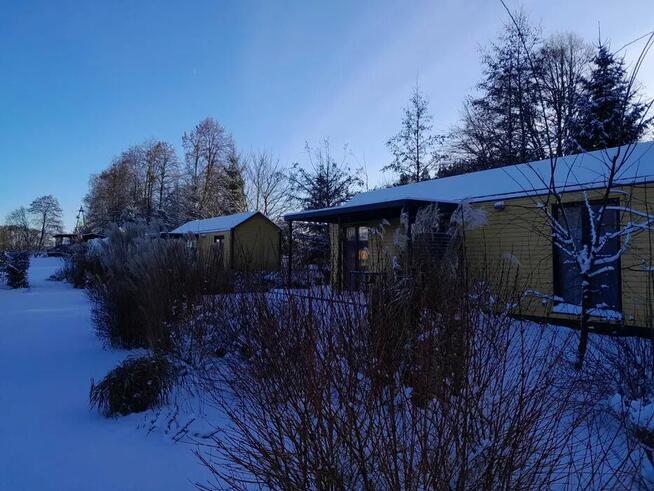 Domki do wynajęcia Warmia Mazury Jesień Zima 2024 Plaża nad