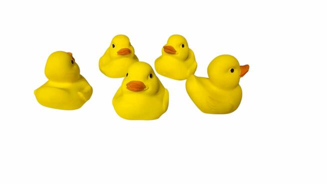 Mini kaczuszka gipsowa kaczka gęs baranek pisanka