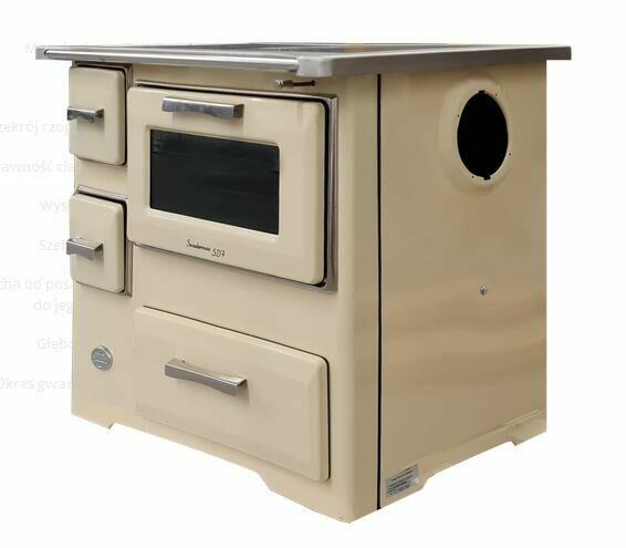 SD 7 NL kuchnia węglowa emaliowana