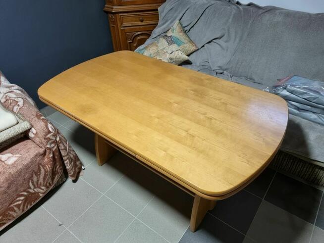 Stolik/ława rozkładana z regulacją wysokości 140-210x80x40-70