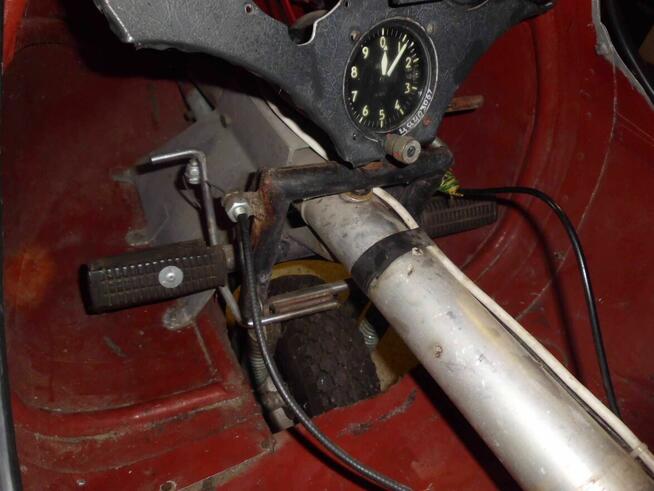 trajka motolotnia - widelec z kołem przednim + amortyzatory