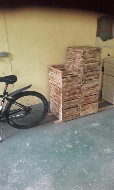 Skrzynka drewniana NUMER-2 opalana szlifowana 50×40×31