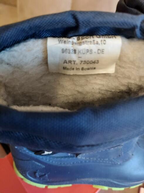 Buty ocieplane rozmiar 29