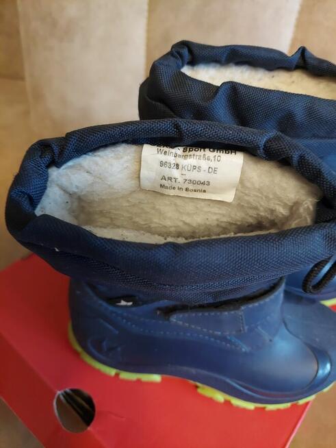 Buty ocieplane rozmiar 29