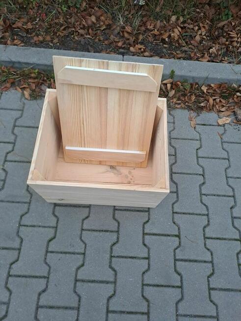 Skrzynia z wieczkiem SZLIFOWANE 50×40×33 OGŁOSZENIE NR-3