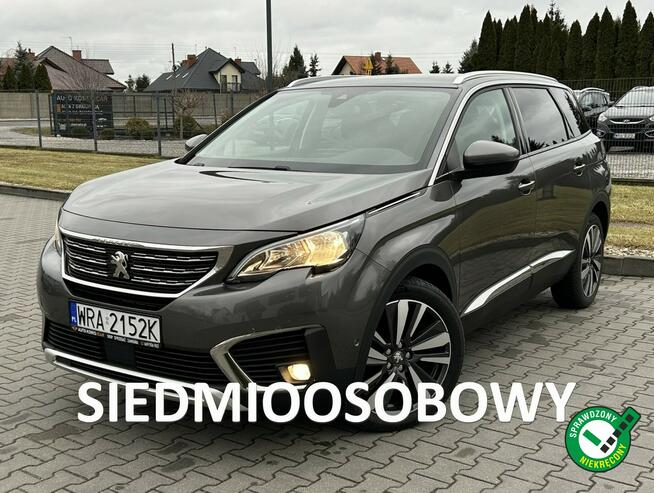 Peugeot 5008 7*Osobowy*LEDY*NAVI*Czujniki*Parkowania*Grzane*Fotele*Zarejestrowany