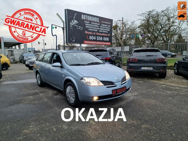 Nissan Primera 1.8 Benzyna 115 KM, Klimatyzacja, Kamera Cofania, Dwa Klucze