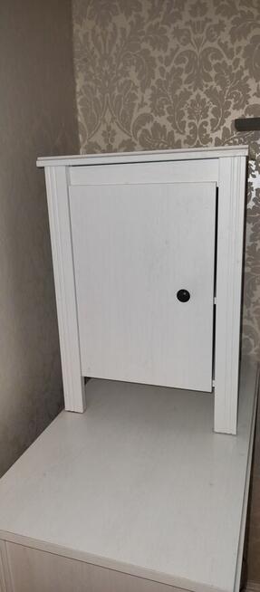 Okazja dwie komody białe , szafka nocna