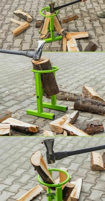 łuparka ręczna do drewna drzewa gilotyna rębak stojak uchwyt