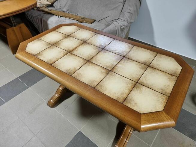 Stolik/ława rozkładana z regulacją wysokości 140-210x80x40-70