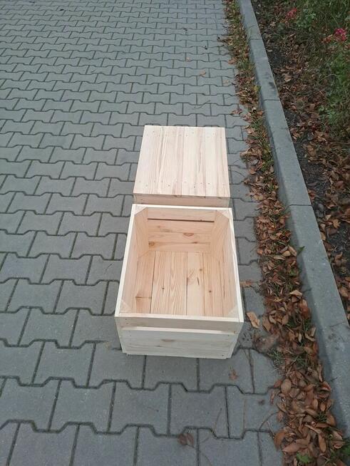 Skrzynia z wieczkiem SZLIFOWANE 50×40×33 OGŁOSZENIE NR-3