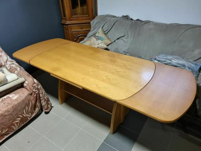 Stolik/ława rozkładana z regulacją wysokości 140-210x80x40-70