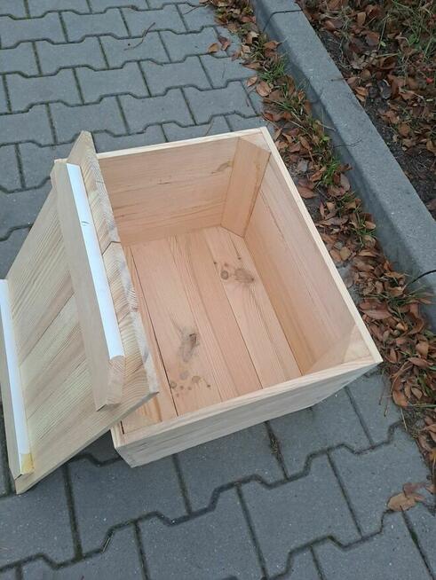 Skrzynia z wieczkiem SZLIFOWANE 50×40×33 OGŁOSZENIE NR-3