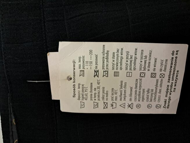 Żakiet ze spódnicą ciemnogranatowy, rozm.46, do sprzedania