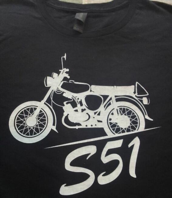Koszulka męska T-shirt XL nadruk SIMSON S51 moto NOWA
